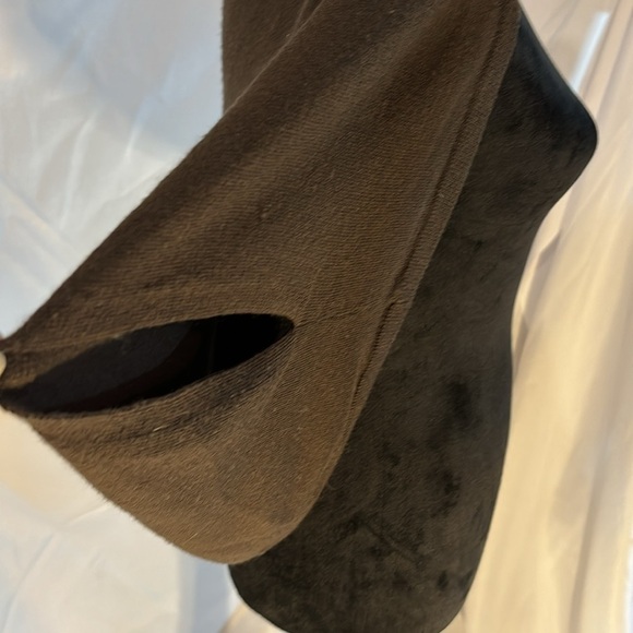 2/$30 Anne Taylor Loft Brown Short Sleeve Shrug Size M/L - Picture 3 of 6